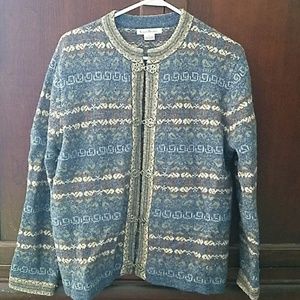 100% wool cardigan